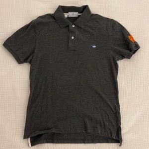 Mens Southern Tide Clemson polo | dark grey | size S